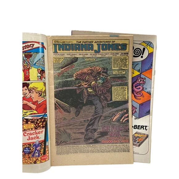 Vintage The Futher Adventures Of Indiana Jones Comic Books Issues 11 12 1983 - Picture 6 of 11